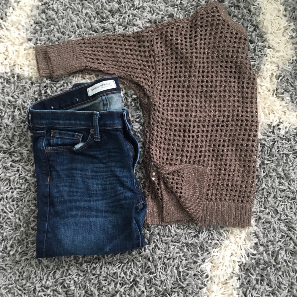 🌸5/$25 express brown sweater